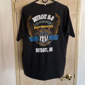 Harley Davidson Tee Shirt Detroit size L
